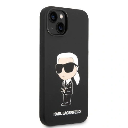 Kup Etui Karl Lagerfeld KLHCP14SSNIKBCK Apple iPhone 14 hardcase černý/black Silicone Ikonik - KLD1285 - {ean13} - Sklep Home Screen