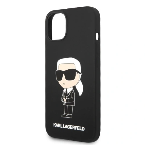 Kup Etui Karl Lagerfeld KLHCP14SSNIKBCK Apple iPhone 14 hardcase černý/black Silicone Ikonik - KLD1285 - {ean13} - Sklep Home Screen