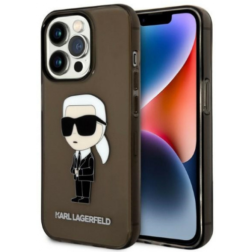 Kup Etui Karl Lagerfeld KLHCP14XHNIKTCK Apple iPhone 14 Pro Max czarny/black hardcase Ikonik Etui Karl Lagerfeld - 3666339087074 - KLD1287 - Homescreen.pl