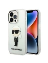 Case Karl Lagerfeld KLHCP14XHNIKTCT Apple iPhone 14 Pro Max transparentes Hardcase Ikonik Case Karl Lagerfeld