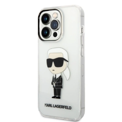 Kup Etui Karl Lagerfeld KLHCP14XHNIKTCT Apple iPhone 14 Pro Max transparent hardcase Ikonik Etui Karl Lagerfeld - KLD1288 - {ean13} - Sklep Home Screen