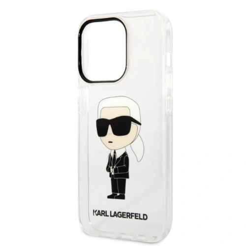 Kup Etui Karl Lagerfeld KLHCP14XHNIKTCT Apple iPhone 14 Pro Max transparent hardcase Ikonik Etui Karl Lagerfeld - KLD1288 - {ean13} - Sklep Home Screen