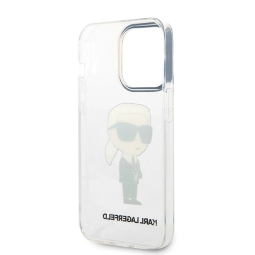 Kup Case Karl Lagerfeld KLHCP14XHNIKTCT Apple iPhone 14 Pro Max transparentes Hardcase Ikonik Case Karl Lagerfeld - KLD1288 - {ean13} - Sklep Home Screen
