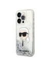 Buy Karl Lagerfeld KLHCP14XLNKHCH Apple iPhone 14 Pro Max silver hardcase Glitter Karl Head - KLD1289 - {ean13} - Home Screen Store Europe