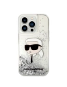 Buy Karl Lagerfeld KLHCP14XLNKHCH Apple iPhone 14 Pro Max silver hardcase Glitter Karl Head - KLD1289 - {ean13} - Home Screen Store Europe
