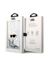 Buy Karl Lagerfeld KLHCP14XLNKHCH Apple iPhone 14 Pro Max silver hardcase Glitter Karl Head - KLD1289 - {ean13} - Home Screen Store Europe