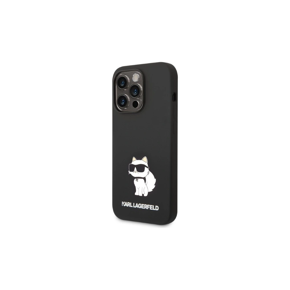Etui Karl Lagerfeld KLHCP14XSNCHBCK Apple iPhone 14 Pro Max hardcase czarny/black Silicone Choupette
