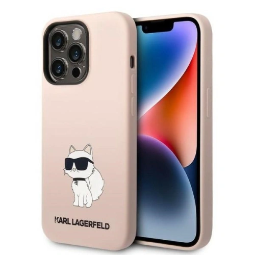 Kup Etui Karl Lagerfeld KLHCP14XSNCHBCP Apple iPhone 14 Pro Max hardcase różowy/pink Silicone Choupette - KLD1292 - {ean13} - Sklep Home Screen