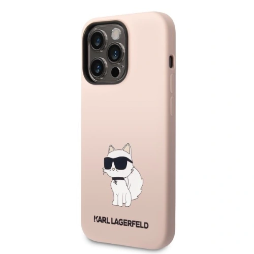 Kup Etui Karl Lagerfeld KLHCP14XSNCHBCP Apple iPhone 14 Pro Max hardcase różowy/pink Silicone Choupette - KLD1292 - {ean13} - Sklep Home Screen