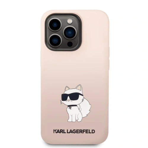 Kup Etui Karl Lagerfeld KLHCP14XSNCHBCP Apple iPhone 14 Pro Max hardcase różowy/pink Silicone Choupette - KLD1292 - {ean13} - Sklep Home Screen