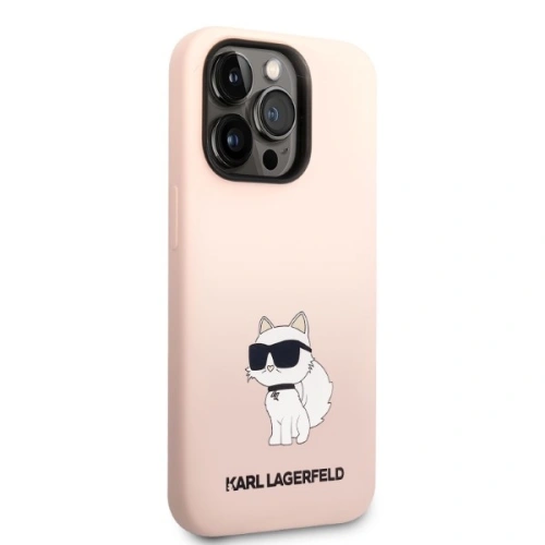 Kup Etui Karl Lagerfeld KLHCP14XSNCHBCP Apple iPhone 14 Pro Max hardcase różowy/pink Silicone Choupette - KLD1292 - {ean13} - Sklep Home Screen