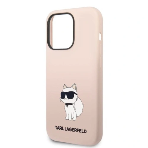 Kup Etui Karl Lagerfeld KLHCP14XSNCHBCP Apple iPhone 14 Pro Max hardcase różowy/pink Silicone Choupette - KLD1292 - {ean13} - Sklep Home Screen