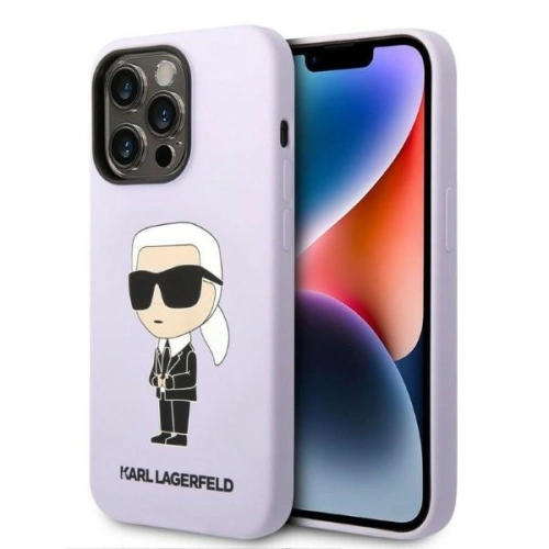 Kup Etui Karl Lagerfeld KLHCP14XSNIKBCU Apple iPhone 14 Pro Max hardcase purpuriu/purple Silicon Ikonik - KLD1296 - {ean13} - Sklep Home Screen