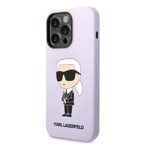 Kup Etui Karl Lagerfeld KLHCP14XSNIKBCU Apple iPhone 14 Pro Max hardcase purpurowy/purple Silicone Ikonik - KLD1296 - {ean13} - Sklep Home Screen
