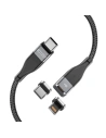 Buy Tech-Protect Ultraboost 2in1 Magnetic Cable Lightning & USB-C PD 60W 3A 100cm Black - THP1610 - {ean13} - Home Screen Store Europe