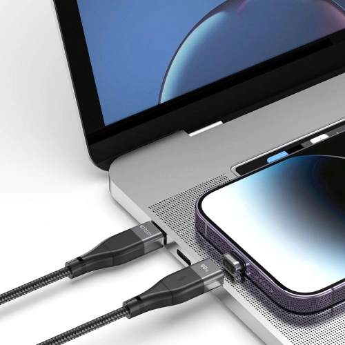 Kup Kabel magnetický Tech-Protect Ultraboost 2in1 Magnetic Cable Lightning & USB-C PD 60W 3A 100cm Černý - THP1610 - {ean13} - Sklep Home Screen