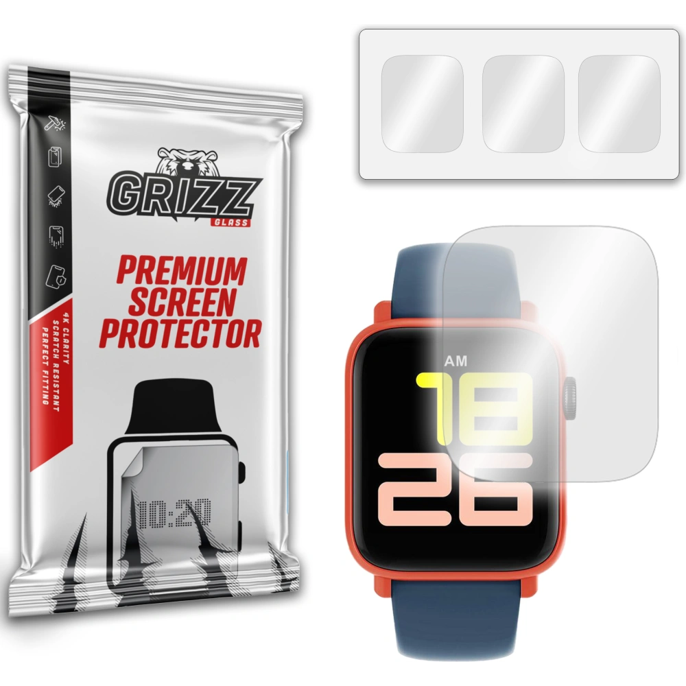 Folia hydrożelowa GrizzGlass Hydrofilm do Smartwatch WQS19