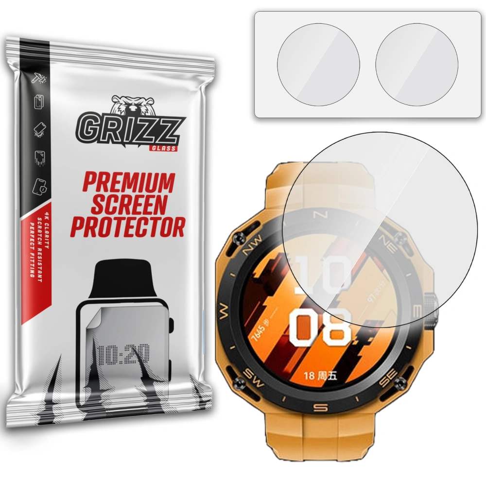 Szkło hybrydowe GrizzGlass HybridGlass do Huawei Watch GT Cyber