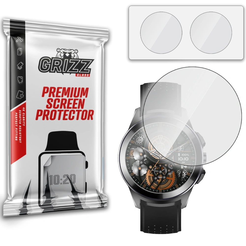 Szkło hybrydowe GrizzGlass HybridGlass do Smartwatch WLT10