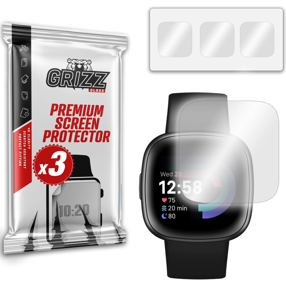 Folia hydrożelowa GrizzGlass Hydrofilm do Fitbit Versa 4