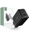 Netzteil Tech-Protect C65W 3-Port Netzwerk-Ladegerät PD 65W QC 3.0 Schwarz