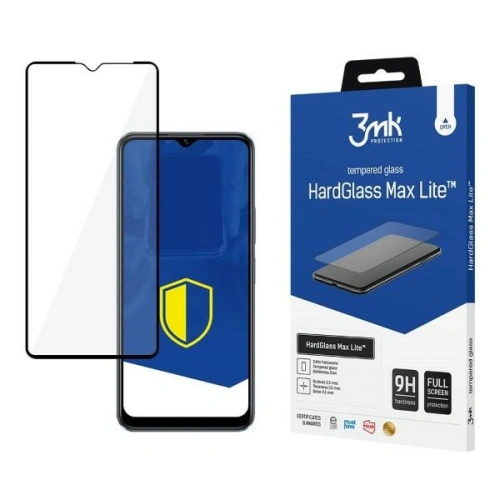 Buy 3MK HardGlass Max Lite Vivo Y16/Y22s black - 3MK4299 - {ean13} - Home Screen Store Europe