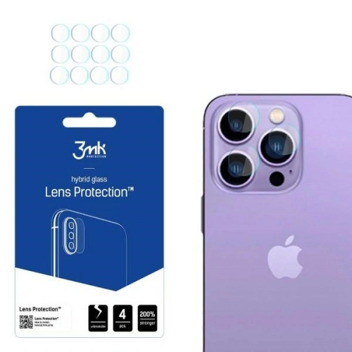 Kup Hibrid üveg a fényképezőgép lencséjére 3MK Lens Protect Apple iPhone 14 Pro/14 Pro Max [4 PACK] - 3MK4303 - {ean13} - Sklep Home Screen