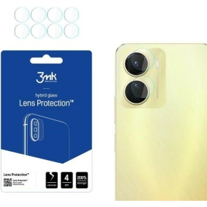 Szkło hybrydowe na obiektyw aparatu 3MK Lens Protection Vivo Y16 [4 PACK]