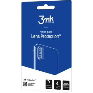 Szkło hybrydowe na obiektyw aparatu 3MK Lens Protection Vivo Y16 [4 PACK]
