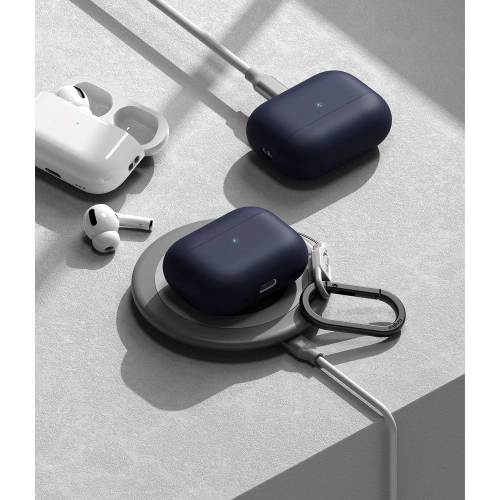 Kup Etui Ringke Silicone Apple AirPods Pro 2/1 Midnight Blue - RGK1728 - {ean13} - Sklep Home Screen