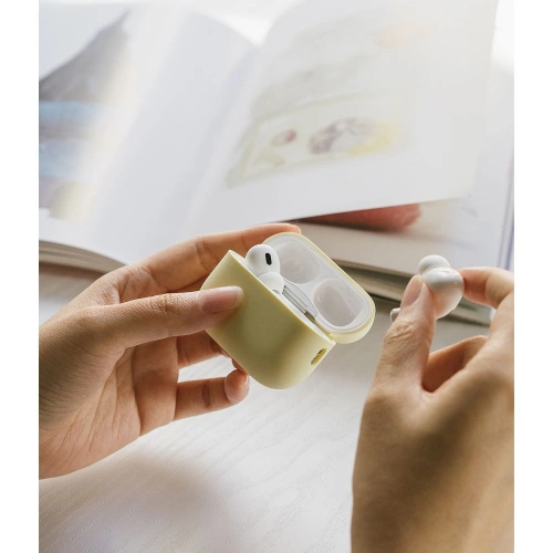 Kup Etui Ringke Silicone Apple AirPods Pro 2/1 Mellow Yellow - RGK1730 - {ean13} - Sklep Home Screen