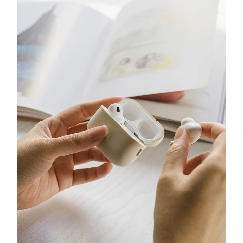 Kup Etui Ringke Silicon pentru Apple AirPods Pro 2/1 Crem - RGK1731 - {ean13} - Sklep Home Screen