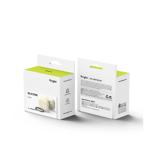 Kup Case Ringke Silikon für Apple AirPods Pro 2/1 Creme - RGK1731 - {ean13} - Sklep Home Screen