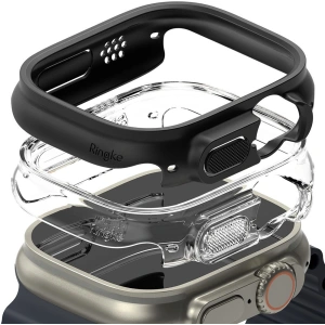 Kup Case Ringke Slim Apple Watch Ultra 49mm Klar & Matt Schwarz [2 PACK] - RGK1732 - {ean13} - Sklep Home Screen