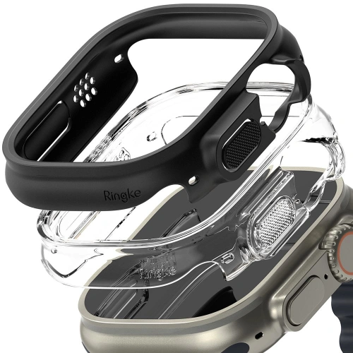 Kup Case Ringke Slim Apple Watch Ultra 49mm Klar & Matt Schwarz [2 PACK] - RGK1732 - {ean13} - Sklep Home Screen