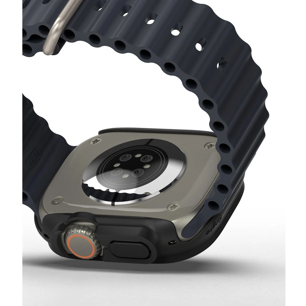 Etui Ringke Slim Apple Watch Ultra 1 / 2 / 3 49mm Clear & Matte Black [2 PACK]