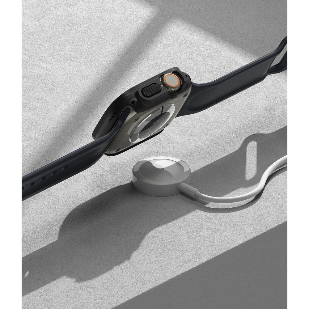 Etui Ringke Slim Apple Watch Ultra 1 / 2 / 3 49mm Clear & Matte Black [2 PACK]