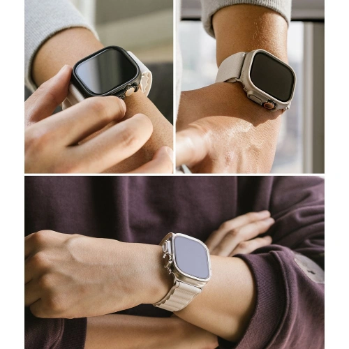 Buy Case Ringke Slim Apple Watch Ultra 49mm Clear & Matte Black [2 PACK] - RGK1732 - {ean13} - Home Screen Store Europe