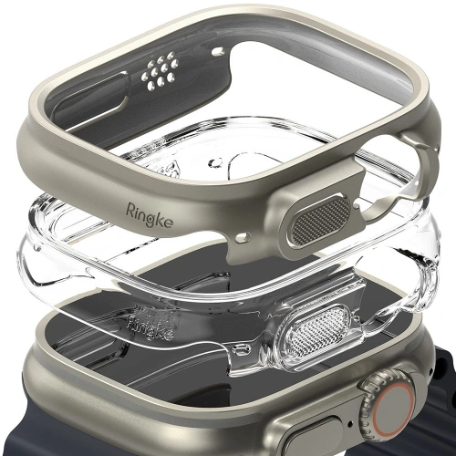 Kup Case Ringke Slim Apple Watch Ultra 49mm Clear & Titanium Grey [2 PACK] - RGK1733 - {ean13} - Sklep Home Screen
