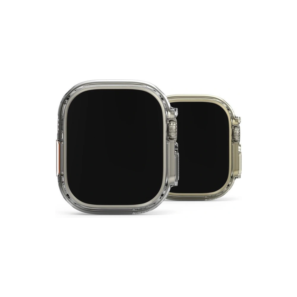 Etui Ringke Slim Apple Watch Ultra 1 / 2 / 3 49mm Clear & Titanium Grey [2 PACK]