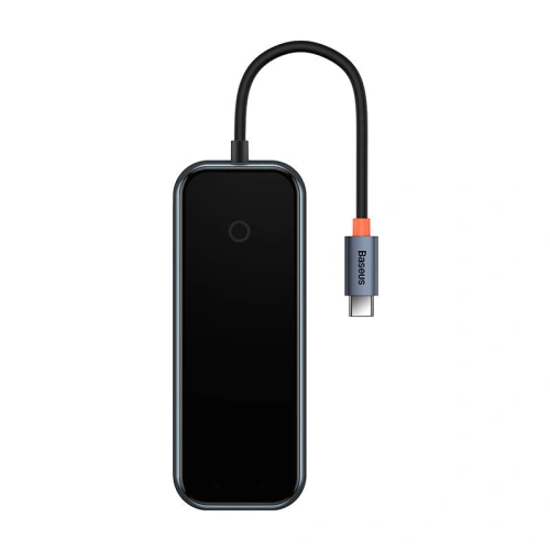 Kup Hub 7in1 Baseus AcmeJoy Serie USB-C zu 2xUSB 3.0 + HDMI + USB 2.0 + USB-C PD + SD/TF (grau) - BSU3708 - {ean13} - Sklep Home Screen