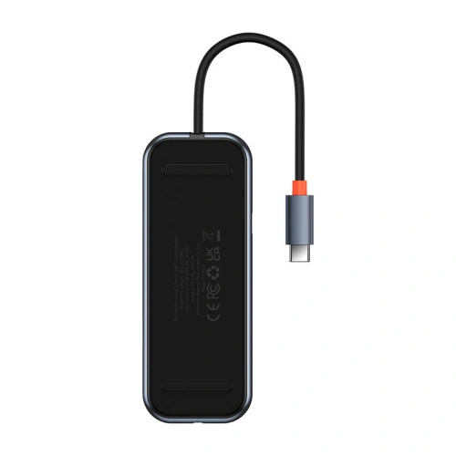 Kup Hub 7in1 Baseus AcmeJoy Serie USB-C zu 2xUSB 3.0 + HDMI + USB 2.0 + USB-C PD + SD/TF (grau) - BSU3708 - {ean13} - Sklep Home Screen