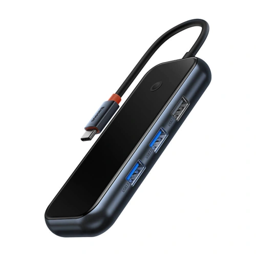 Kup Hub 7in1 Baseus AcmeJoy Serie USB-C zu 2xUSB 3.0 + HDMI + USB 2.0 + USB-C PD + SD/TF (grau) - BSU3708 - {ean13} - Sklep Home Screen