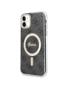 Kup Zestaw Guess etui + ładowarka bezprzewodowa GUBPN61H4EACSK Apple iPhone 11 czarny/black hard case 4G Print MagSafe - GUE2279 - {ean13} - Sklep Home Screen