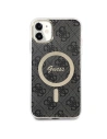 Kup Zestaw Guess etui + ładowarka bezprzewodowa GUBPN61H4EACSK Apple iPhone 11 czarny/black hard case 4G Print MagSafe - GUE2279 - {ean13} - Sklep Home Screen