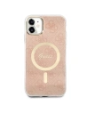 Kup Set Guess etui + încărcător wireless GUBPN61H4EACSP Apple iPhone 11 roz/roz hard case 4G Print MagSafe - GUE2280 - {ean13} - Sklep Home Screen
