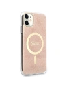 Kup Set Guess etui + încărcător wireless GUBPN61H4EACSP Apple iPhone 11 roz/roz hard case 4G Print MagSafe - GUE2280 - {ean13} - Sklep Home Screen