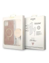 Kup Set Guess etui + încărcător wireless GUBPN61H4EACSP Apple iPhone 11 roz/roz hard case 4G Print MagSafe - GUE2280 - {ean13} - Sklep Home Screen