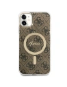 Kup Zestaw Guess etui + ładowarka bezprzewodowa GUBPN61H4EACSW Apple iPhone 11 brązowy/brown hard case 4G Print MagSafe - GUE2281 - {ean13} - Sklep Home Screen