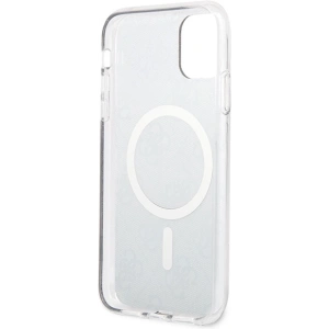 Kup Zestaw Guess tok + GUBPN61H4EACSW vezeték nélküli töltő Apple iPhone 11 barna/brown kemény tok 4G Print MagSafe - GUE2281 - {ean13} - Sklep Home Screen
